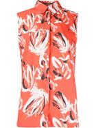 Andrea Marques Abstract Print Shirt, Women's, Size: 42, Yellow/orange, Cotton