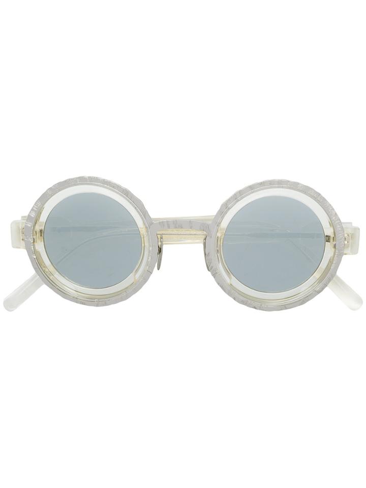 Kuboraum Round Tinted Sunglasses - Metallic