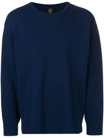 Batoner Crew Neck Sweater - Blue