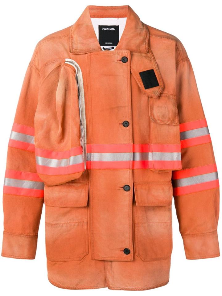 Calvin Klein 205w39nyc Firefighter Coat - Yellow