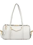 Miu Miu Grace Lux Leather Top-handle Bag - White