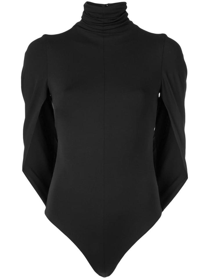 Cushnie Draped Bodysuit - Black