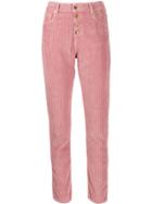 Iro Corduroy Skinny Trousers - Pink