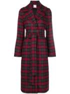 Ultràchic Checked Coat - Red