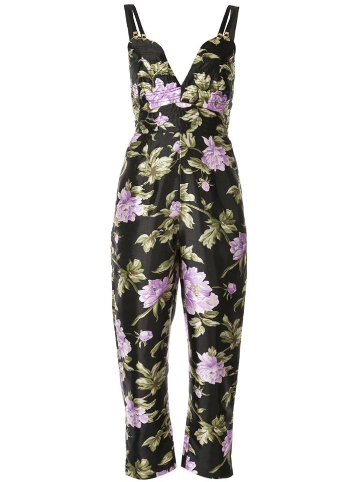 Alice Mccall Wild Flowers Jumpsuit - Black