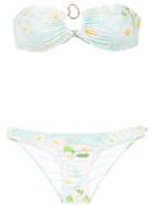Isolda Floral Bikini Set - Blue
