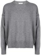 Ami Alexandre Mattiussi Crewneck Oversized Sweater - Grey
