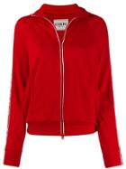 Iceberg Logo Zip Front Top - Red