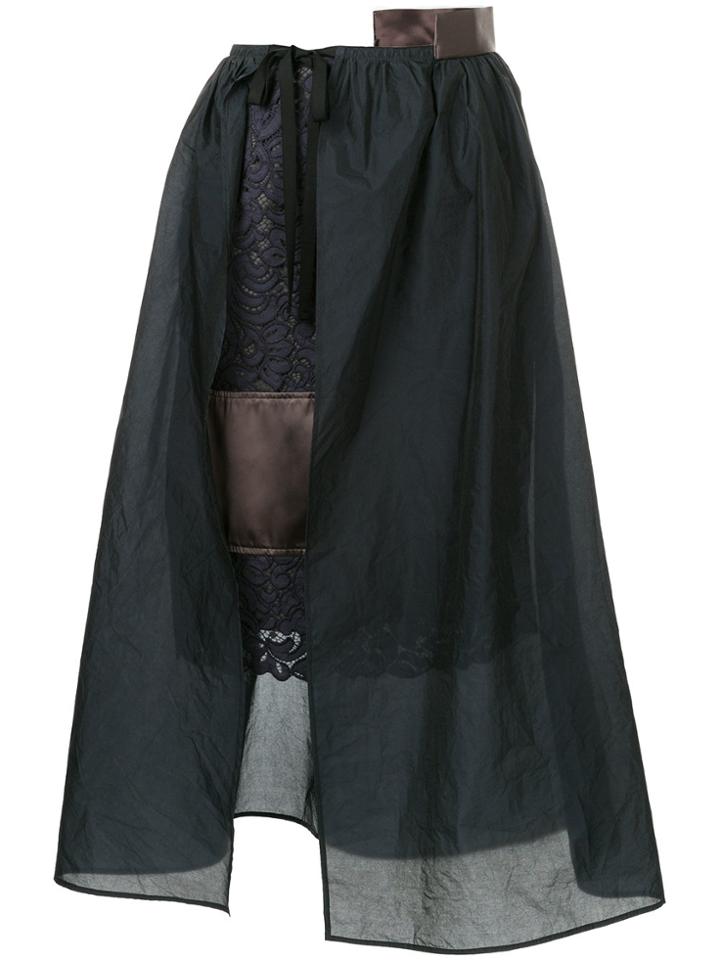 Kolor Layered Skirt - Blue