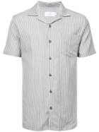 Onia Striped Short Sleeve Shirt - Blue
