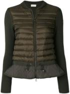 Moncler Padded Front Knitted Cardigan - Green