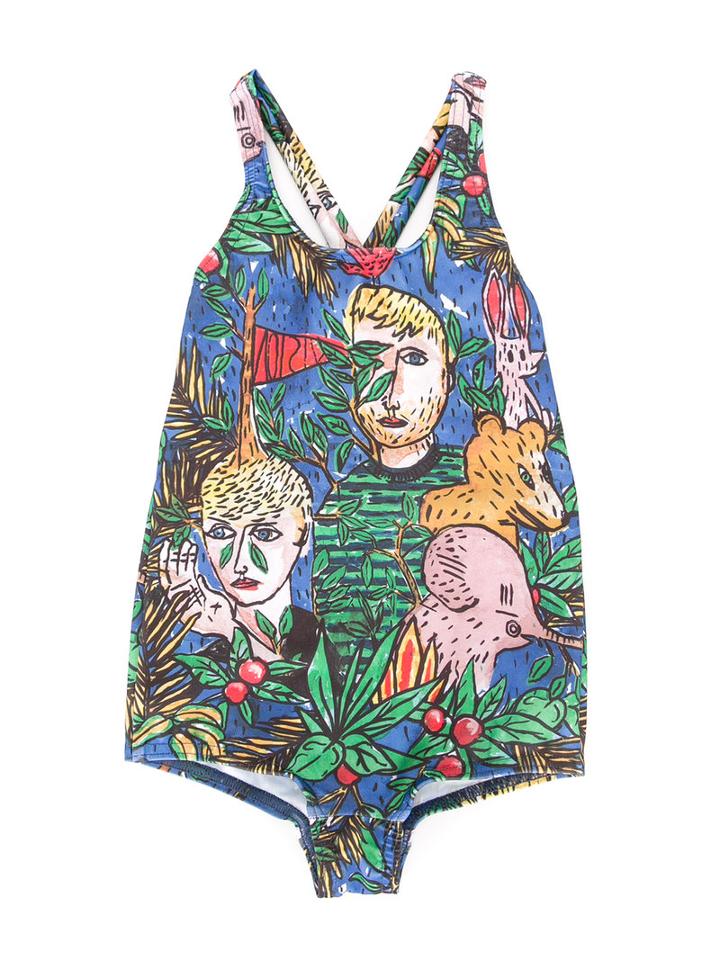 Wolf & Rita Filomena Swimsuit, Girl's, Size: 6 Yrs, Blue