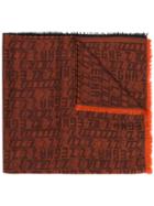 Z Zegna Sciarpa Fantasia - Orange