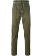 Al Duca D'aosta 1902 Regular Fit Trousers, Men's, Size: 56, Green, Cotton/spandex/elastane
