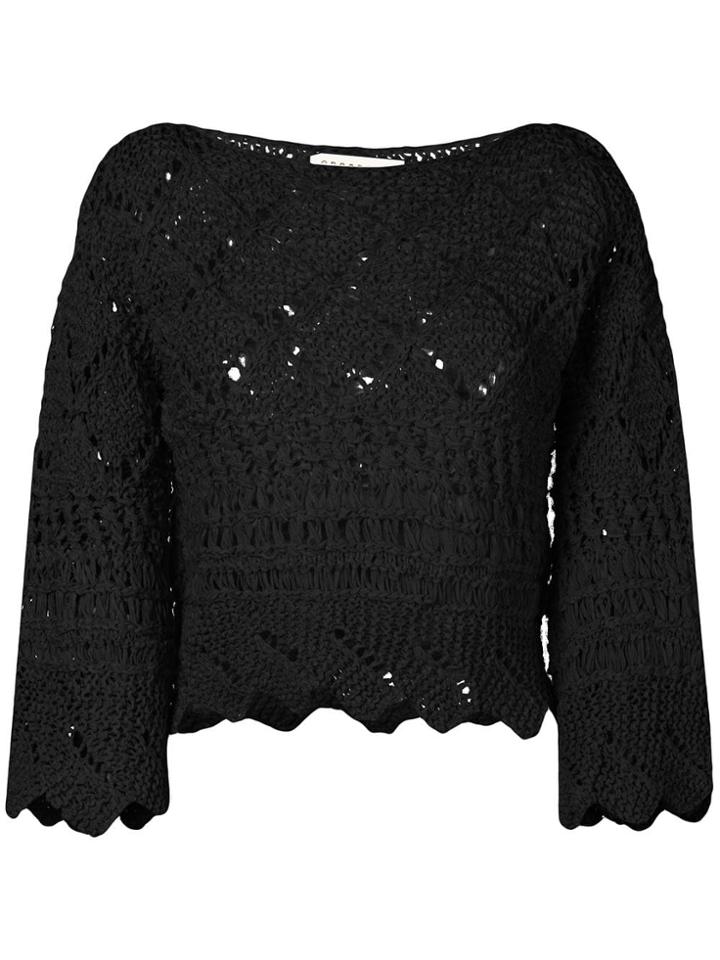 Oneonone Crochet Blouse - Black