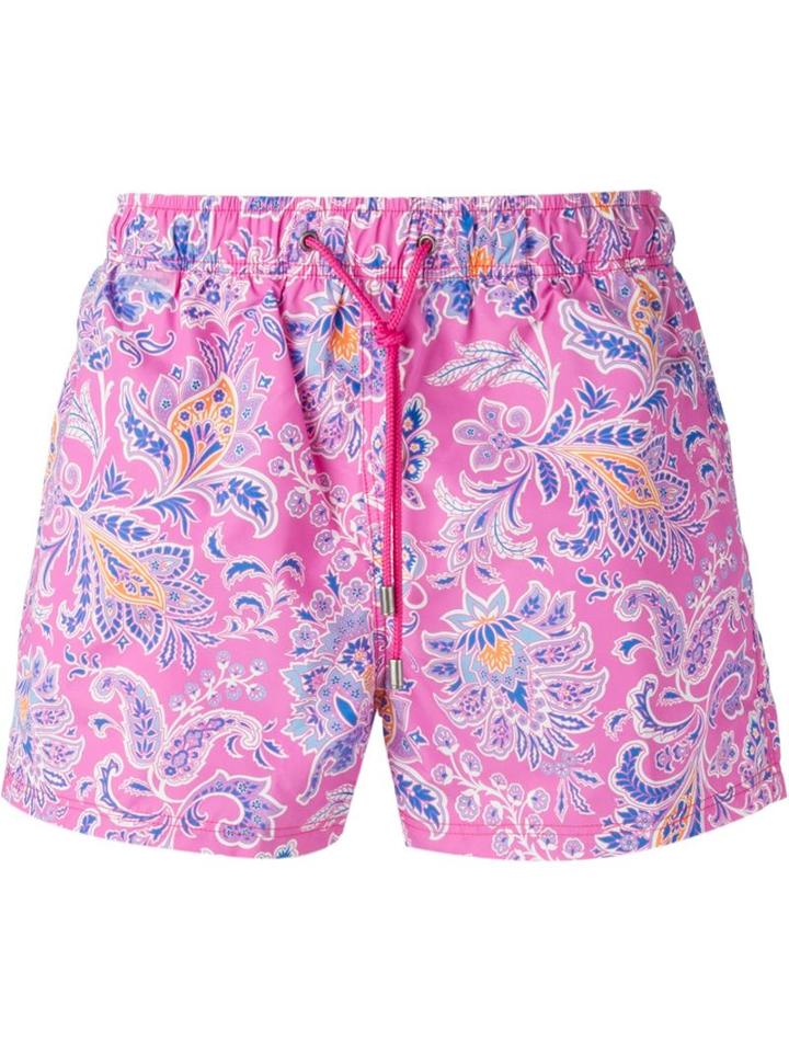 Etro Floral Paisley Swim Shorts