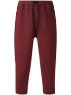 Aganovich Drop Crotch Trousers - Red