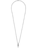 Jil Sander Pill Pendant Necklace - Metallic