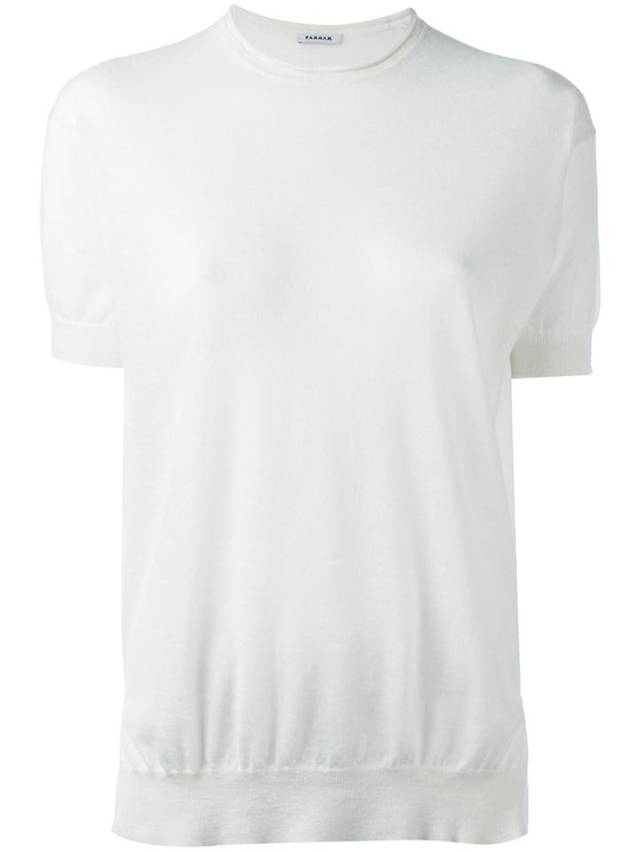 P.a.r.o.s.h. - Woper Knitted Top - Women - Cashmere - L, White, Cashmere