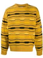 Napa By Martine Rose Striped Crew Neck Jumper - Yellow