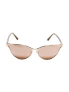 Linda Farrow - Cat Eye Sunglasses - Women - Metal (other) - One Size, Grey, Metal (other)