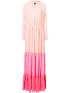 Saloni Alexia Dress - Pink & Purple