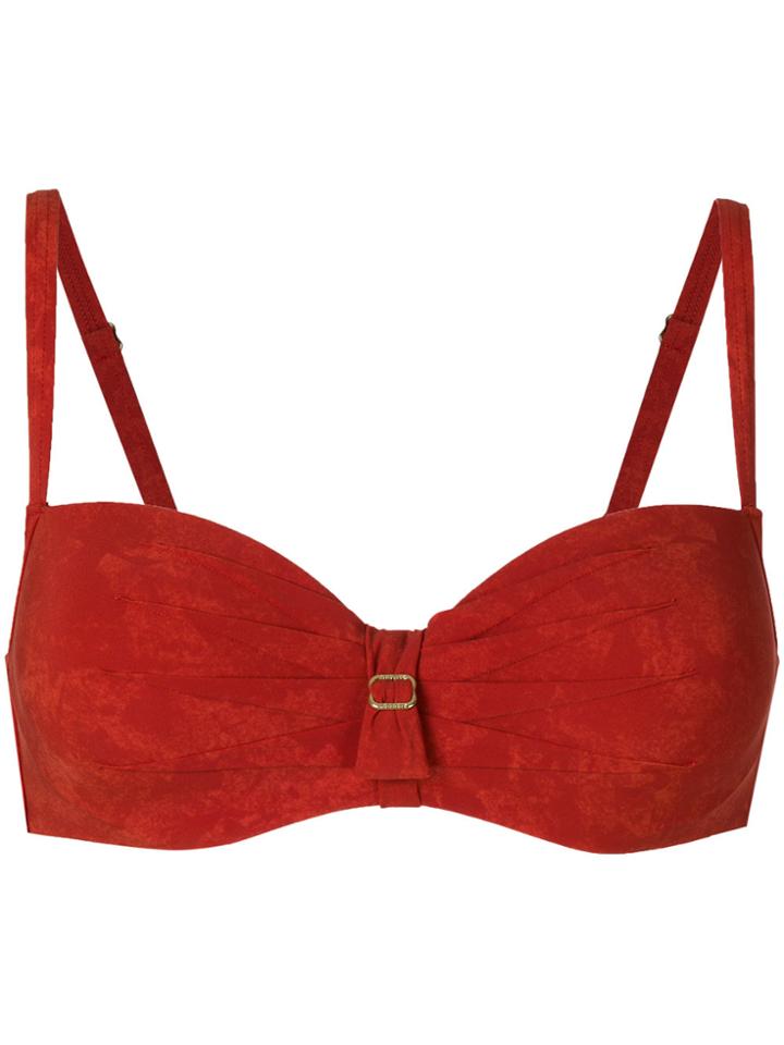 Marlies Dekkers Puritsu Balcony Bikini Top - Red
