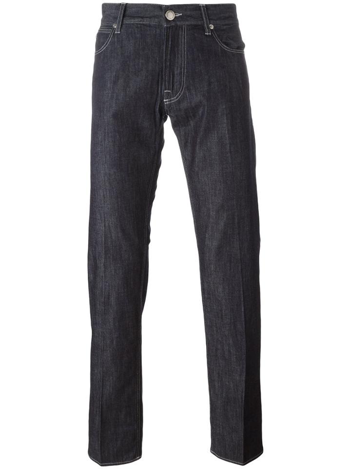 Emporio Armani Regular Jeans, Men's, Size: 38, Blue, Cotton