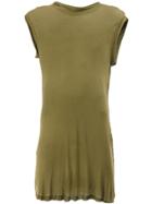 Di Liborio Long-line T-shirt - Green