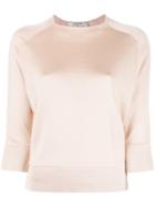 Lanvin Subtle Sheen Top, Women's, Size: Large, Pink/purple, Viscose