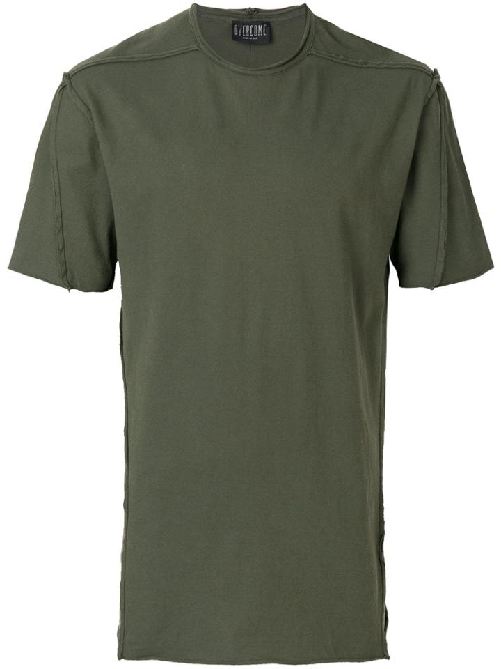 Overcome Exposed Seams T-shirt - Green