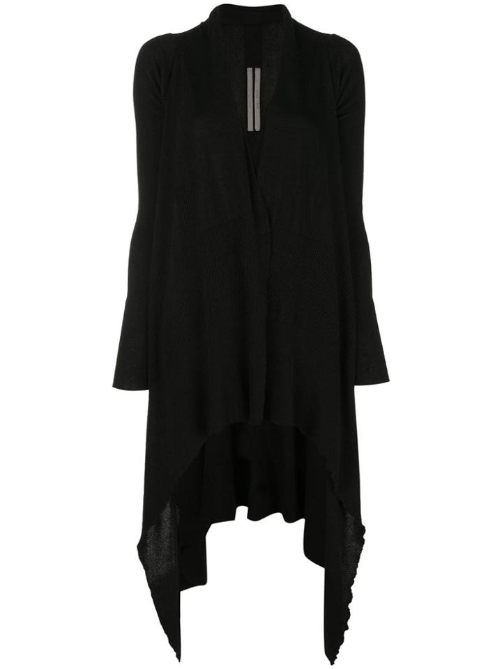 Rick Owens Flared V-neck Cardigan - Black