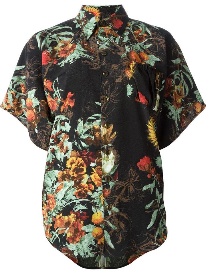 Jean Paul Gaultier Vintage 'nature' Print Shirt
