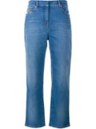 Valentino 'rockstud' Boyfriend Jeans, Women's, Size: 26, Blue, Cotton/spandex/elastane/polyester