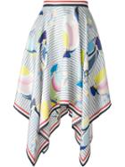 Thom Browne Asymmetric Printed Skirt
