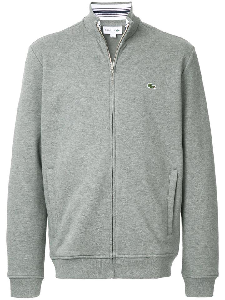 Lacoste Embroidered Logo Jumper - Grey