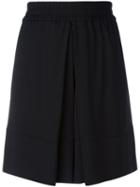 Tonello - Elasticated Shorts - Women - Silk/spandex/elastane - 44, Women's, Black, Silk/spandex/elastane