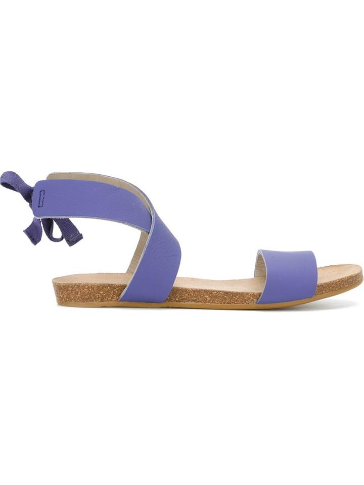Humanoid Tie Ankle Sandals