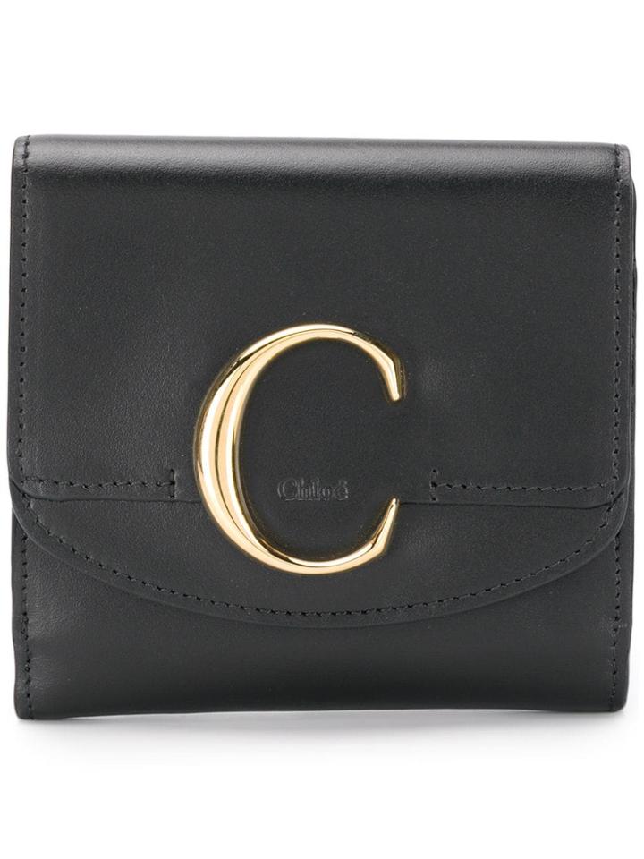 Chloé C Wallet - Black
