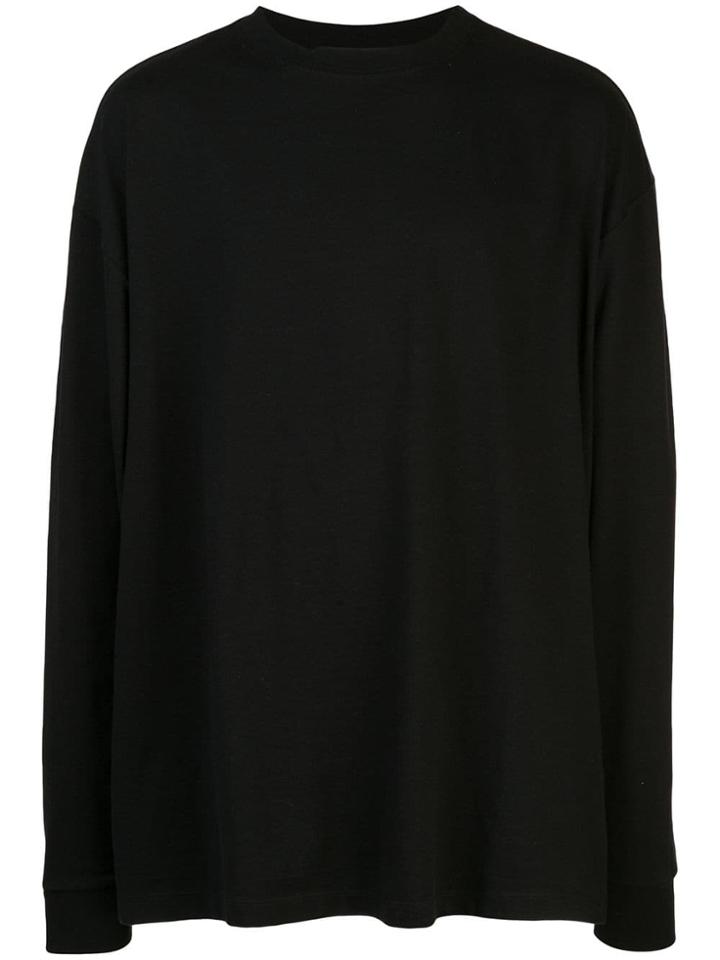 Unravel Project Back Print Long-sleeve T-shirt - Black
