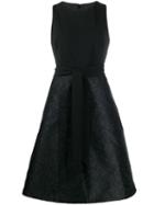 Lauren Ralph Lauren Belted Midi Dress - Black
