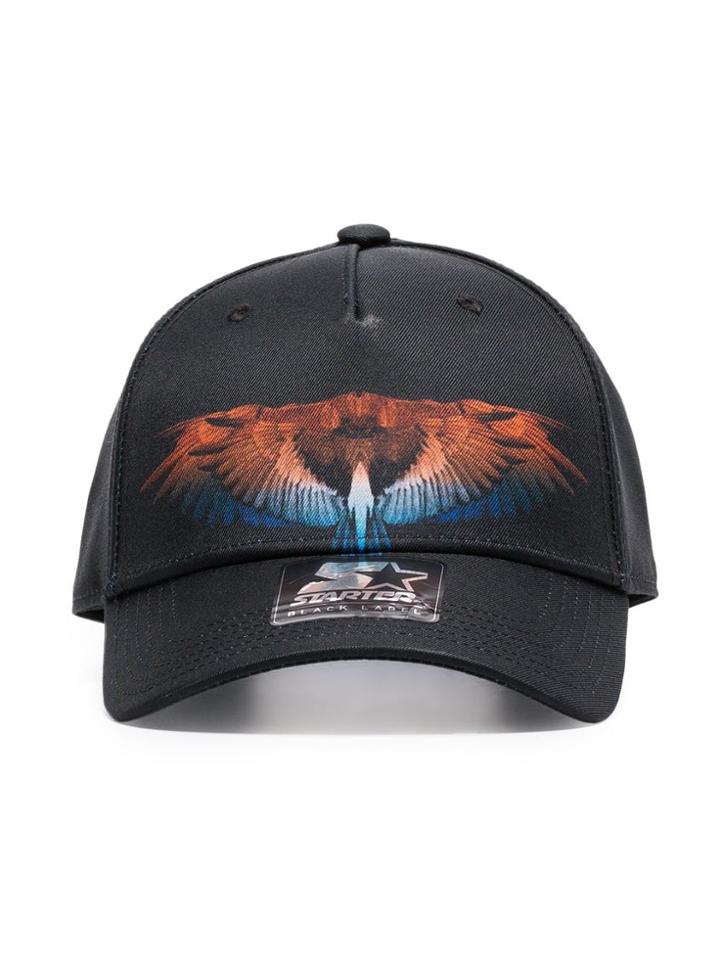 Marcelo Burlon County Of Milan Black Starter Wings Baseball Cap