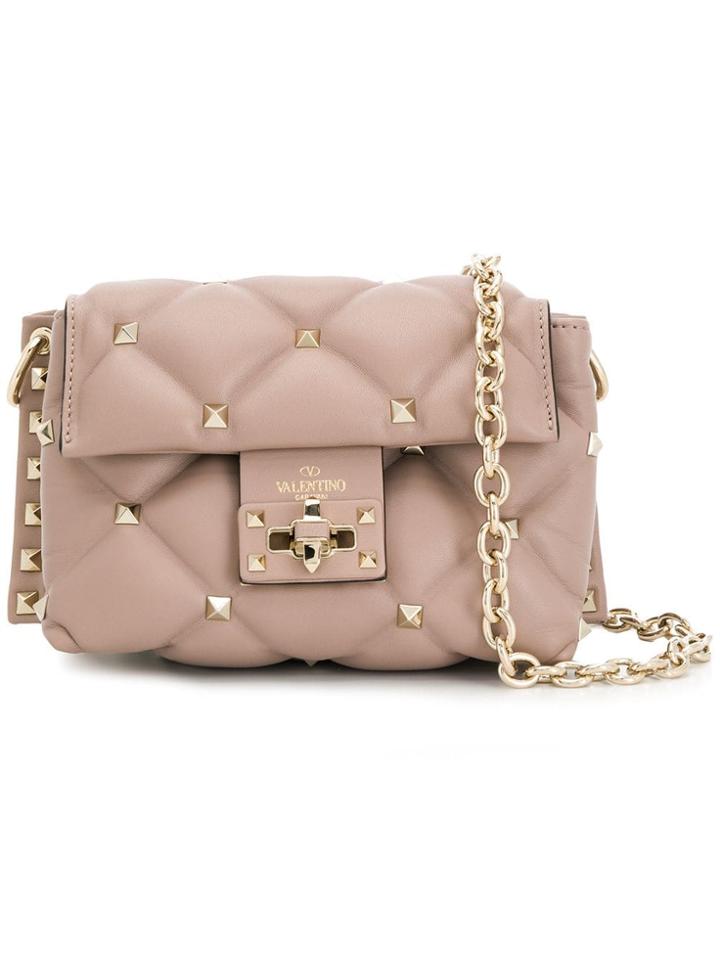 Valentino Valentino Garavani Candystud Shoulder Bag - Neutrals