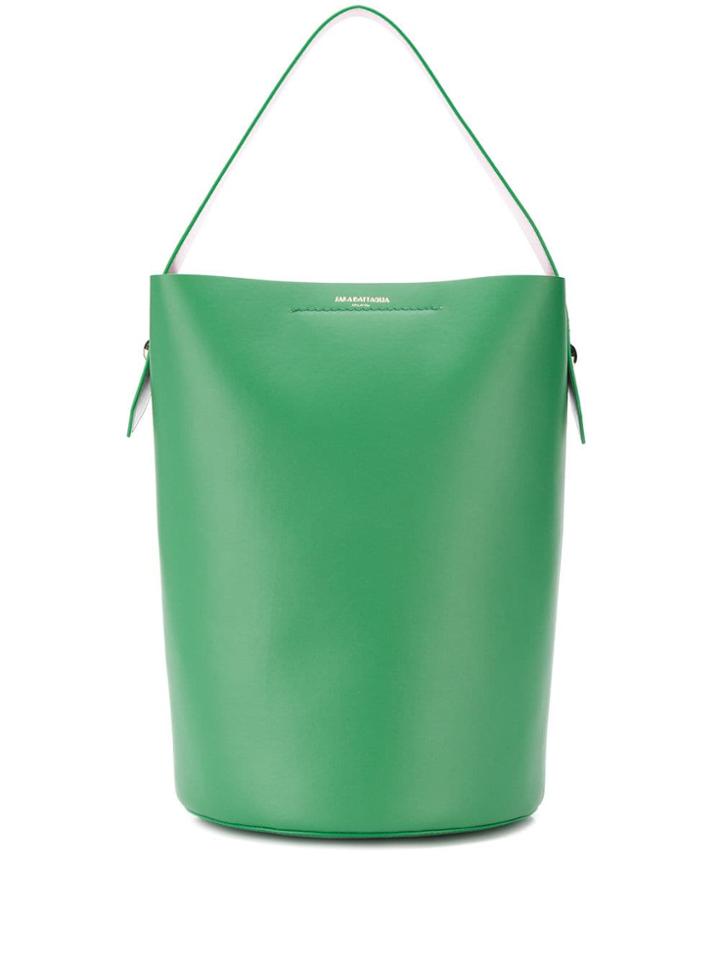 Sara Battaglia Katy Hobo Bucket Bag - Green