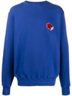 Marni Embroidered Logo Sweatshirt - Blue