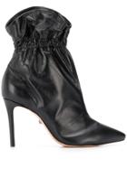 Schutz Stiletto Heel Ankle Boots - Black