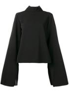 Ports 1961 Loose-fit Slit Blouse - Black