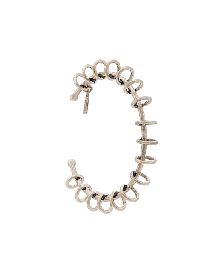 Dannijo Hoop Embellished Bracelet - Metallic