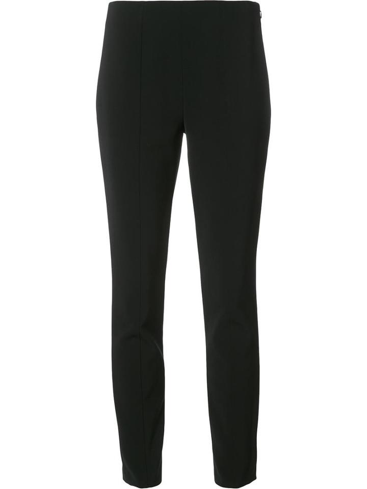 T By Alexander Wang Slim-fit Trousers, Women's, Size: 0, Black, Polyester/polyurethane