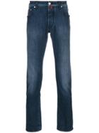 Jacob Cohen Contrasting Stitching Jeans - Blue